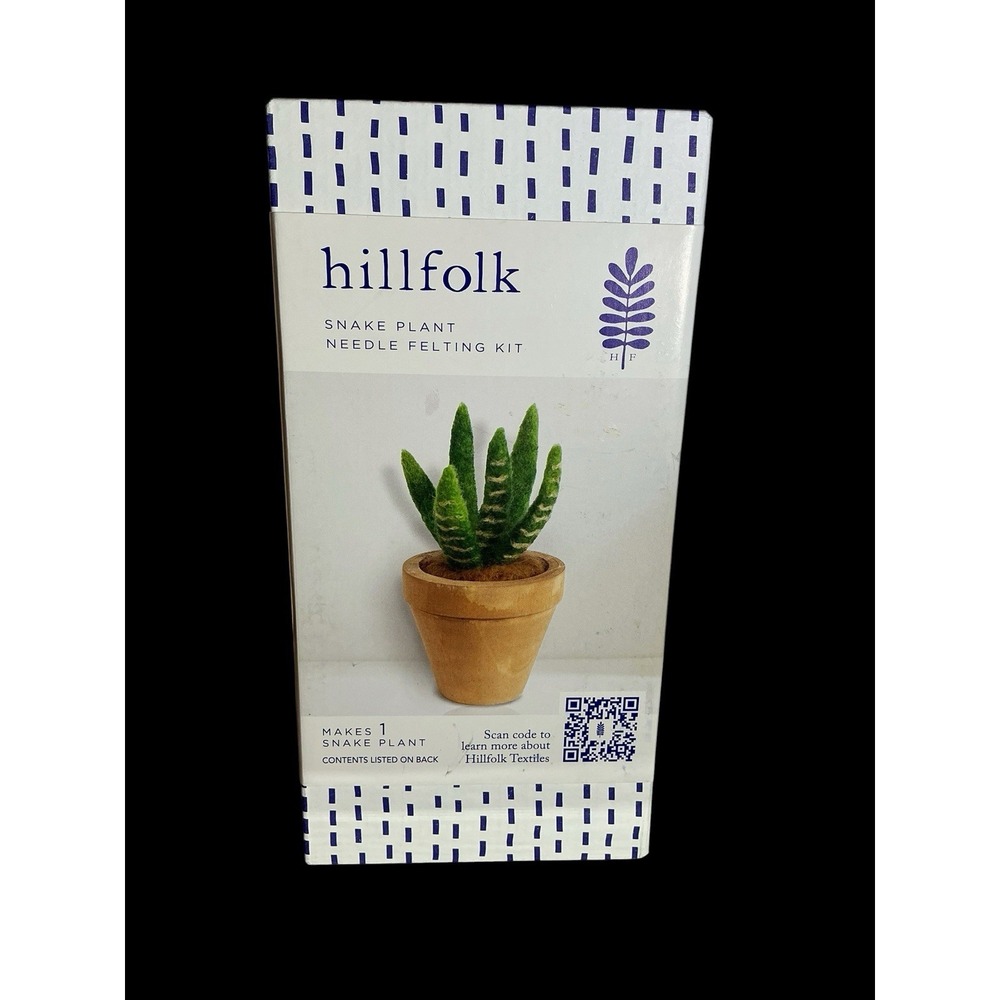 New Hillfolk Snake Plant Needle Felting Kit - by Dimensions by design